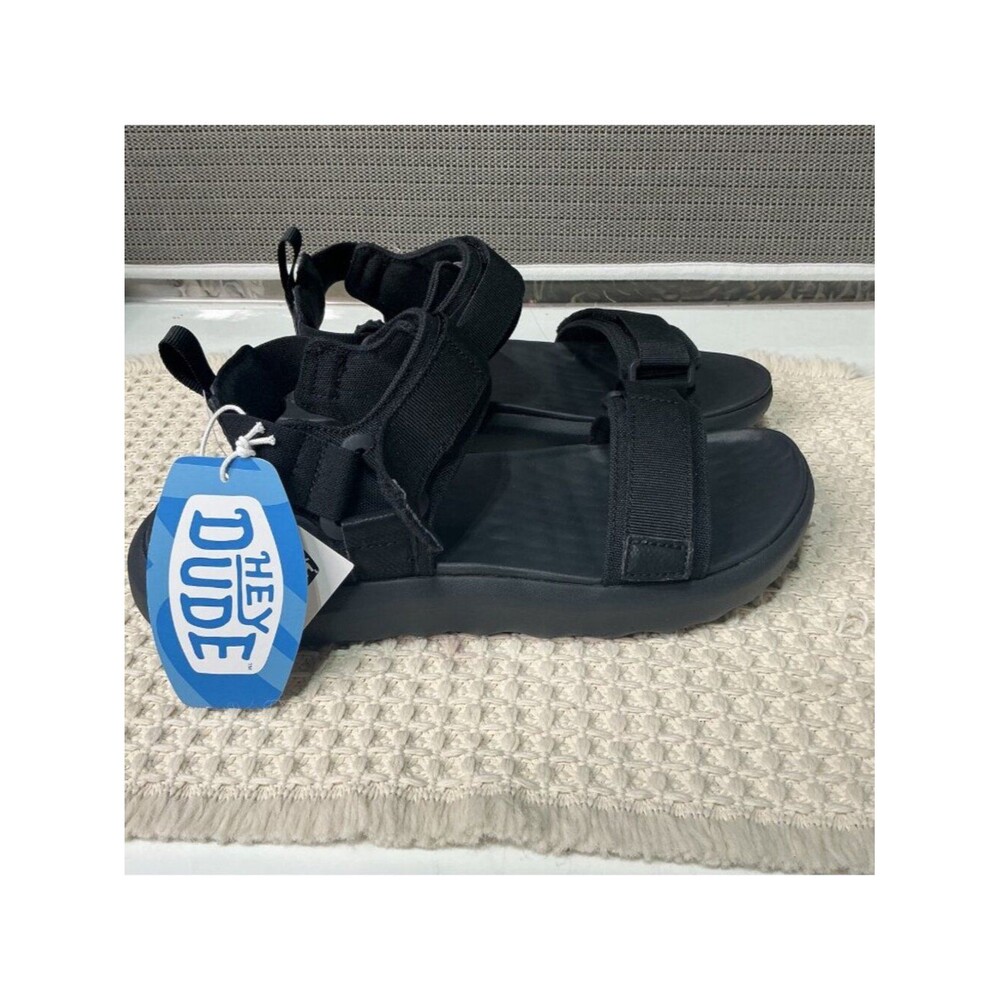 Hey Dude Men's Lightweight Fabric Strap Sport Trekking Sandals Carson Men's Sz 9